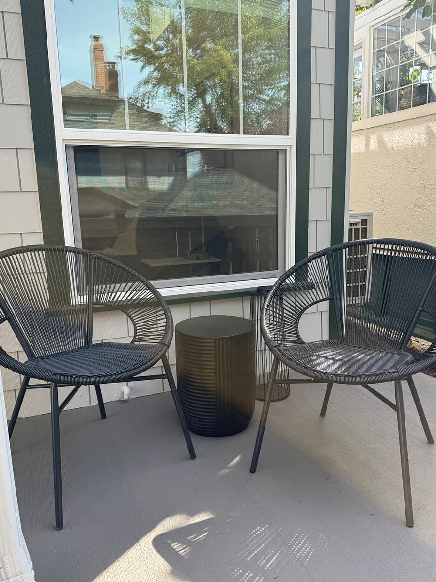 Comfortable patio seating