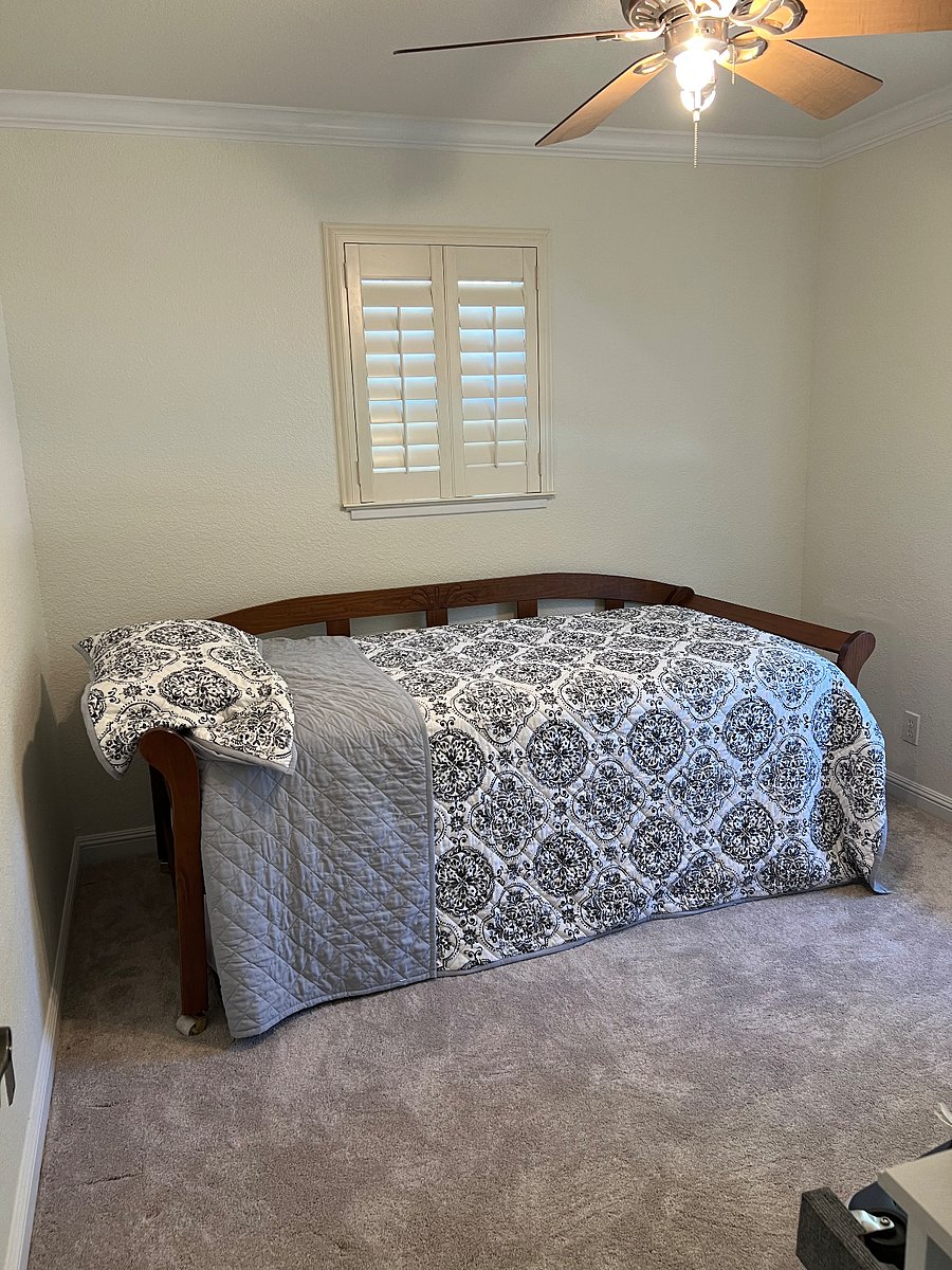 This is bed when put back to a  twin bed. 