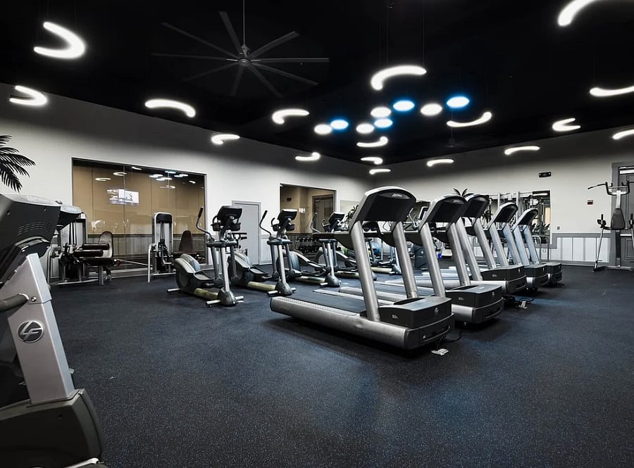 Tons of exercise equipment