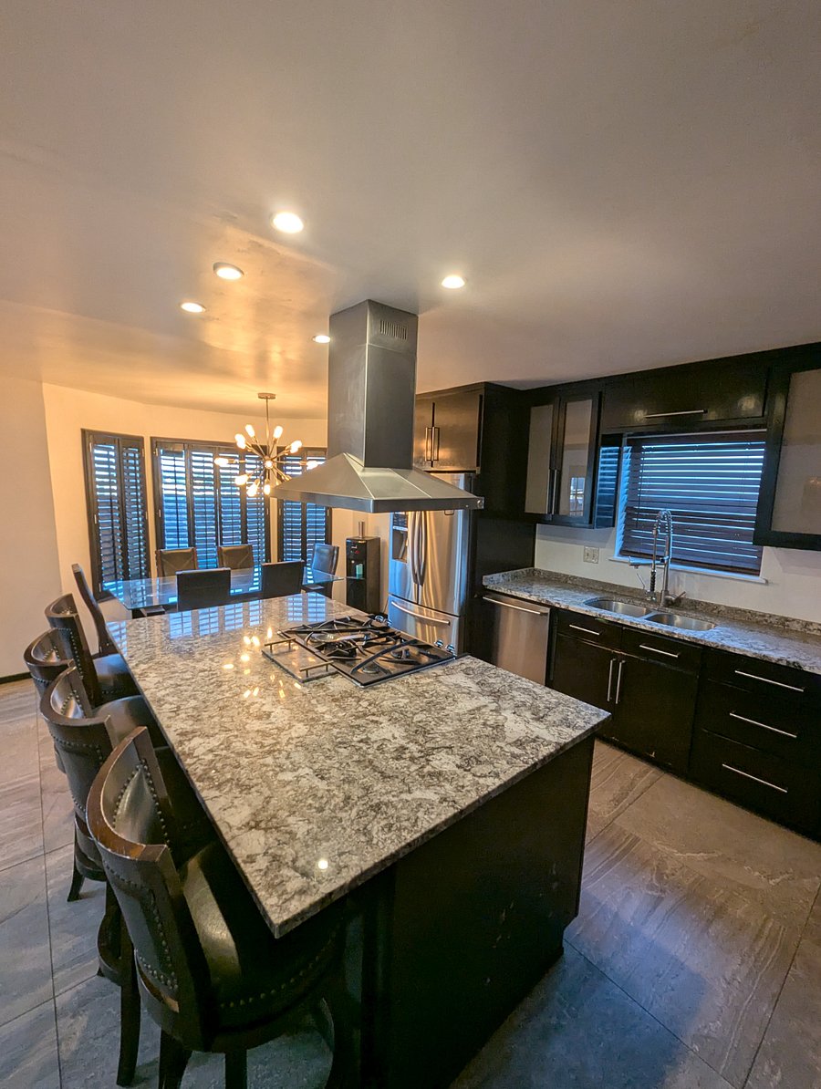 Fully equipped with stainless steel appliances