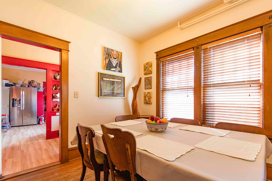 Plenty of room to entertain in this dining room