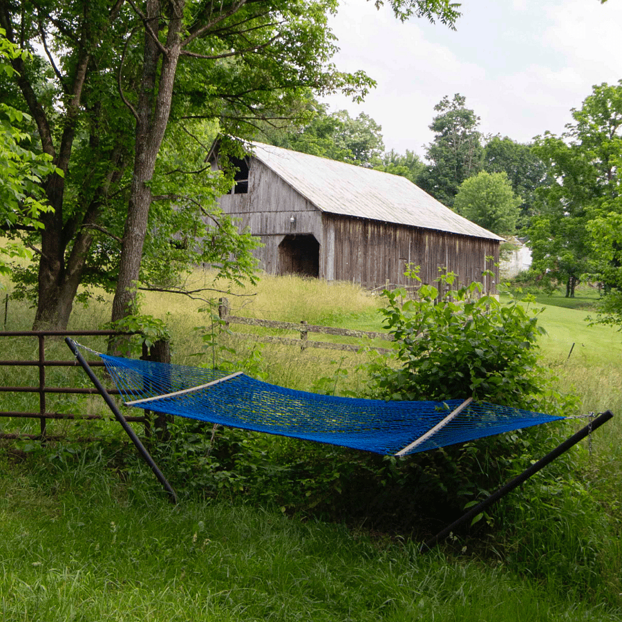 Have a nap in the midst of a country scene