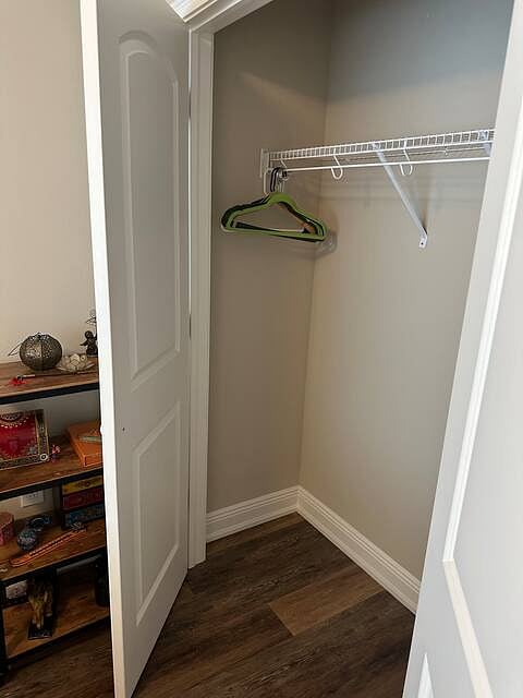 Upstairs second room closet