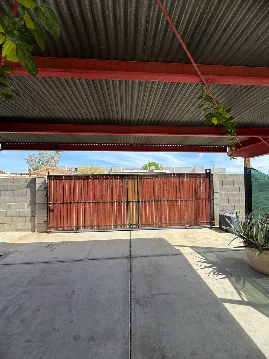 Outside area and parking