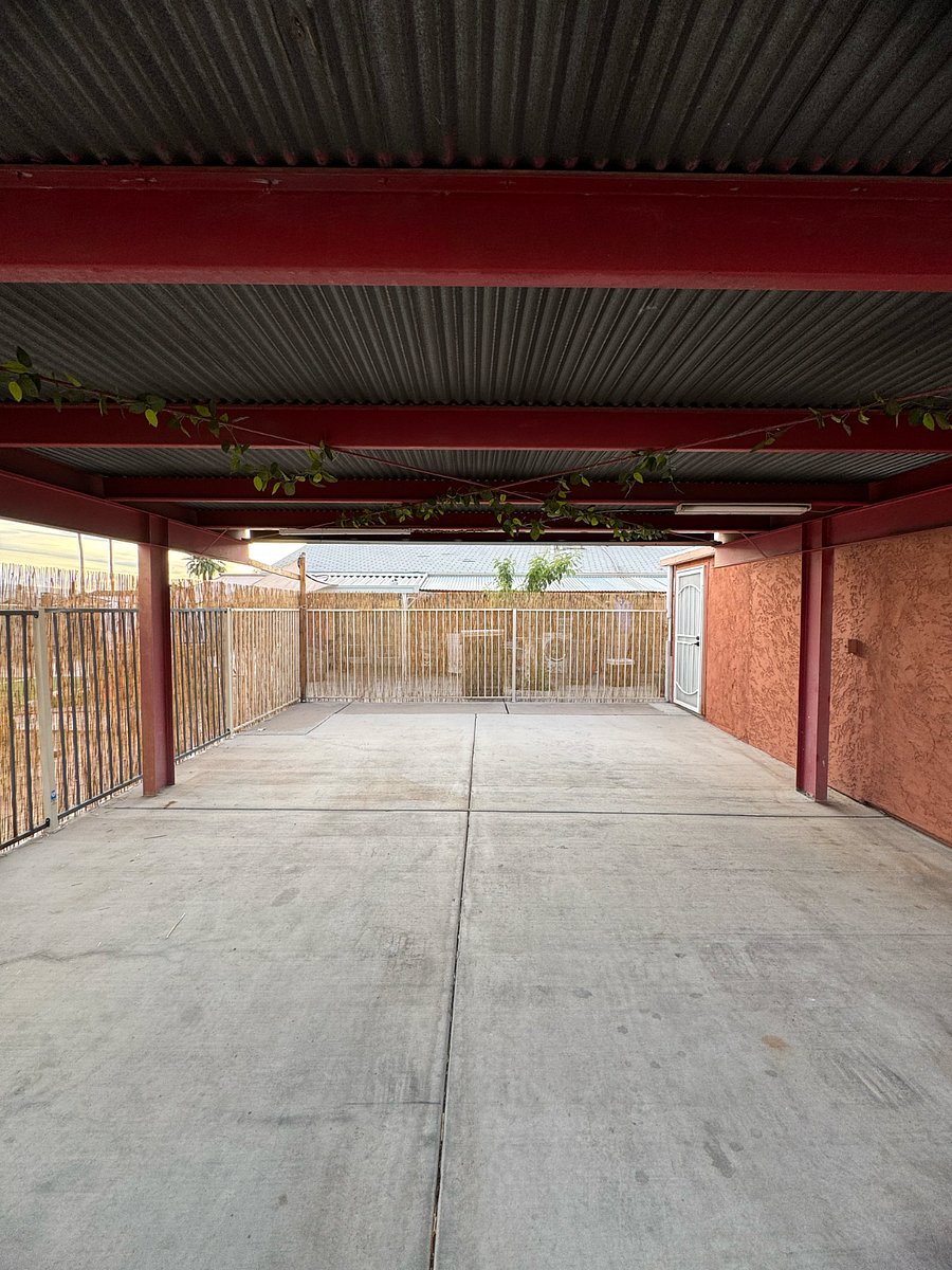 Outside area and parking