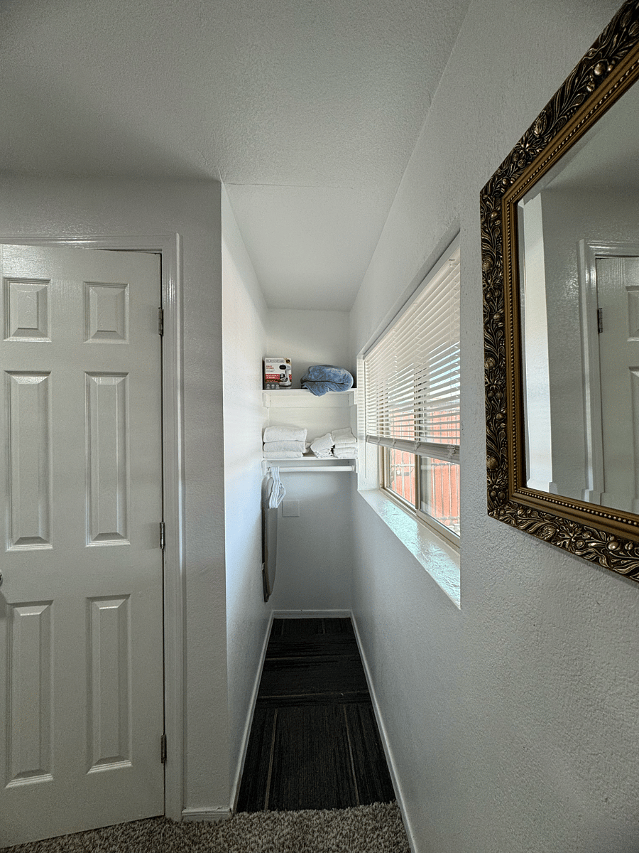 Closet and storage area