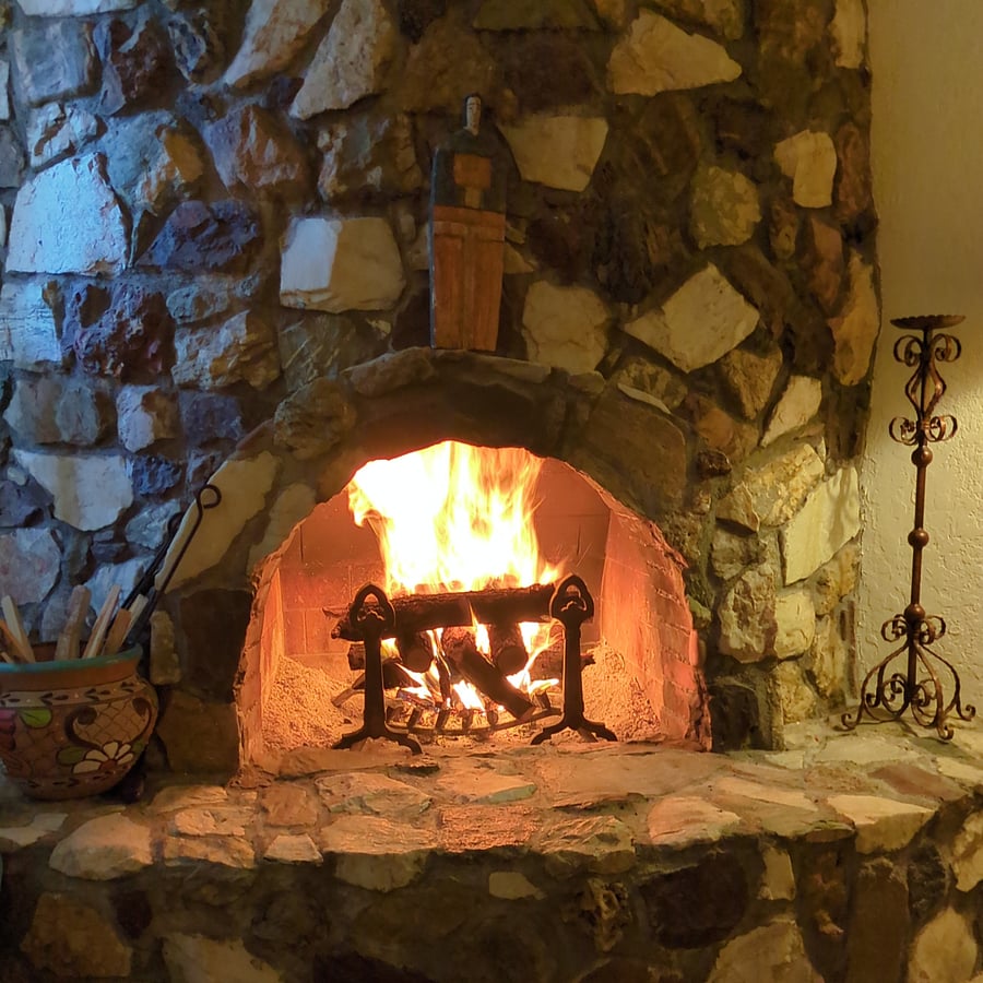Majestic fireplace