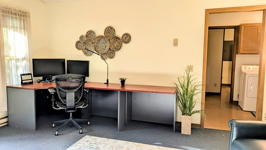 Large Desk space for work or gaming. Can be configured for either 1, 2 or all 3 sections.