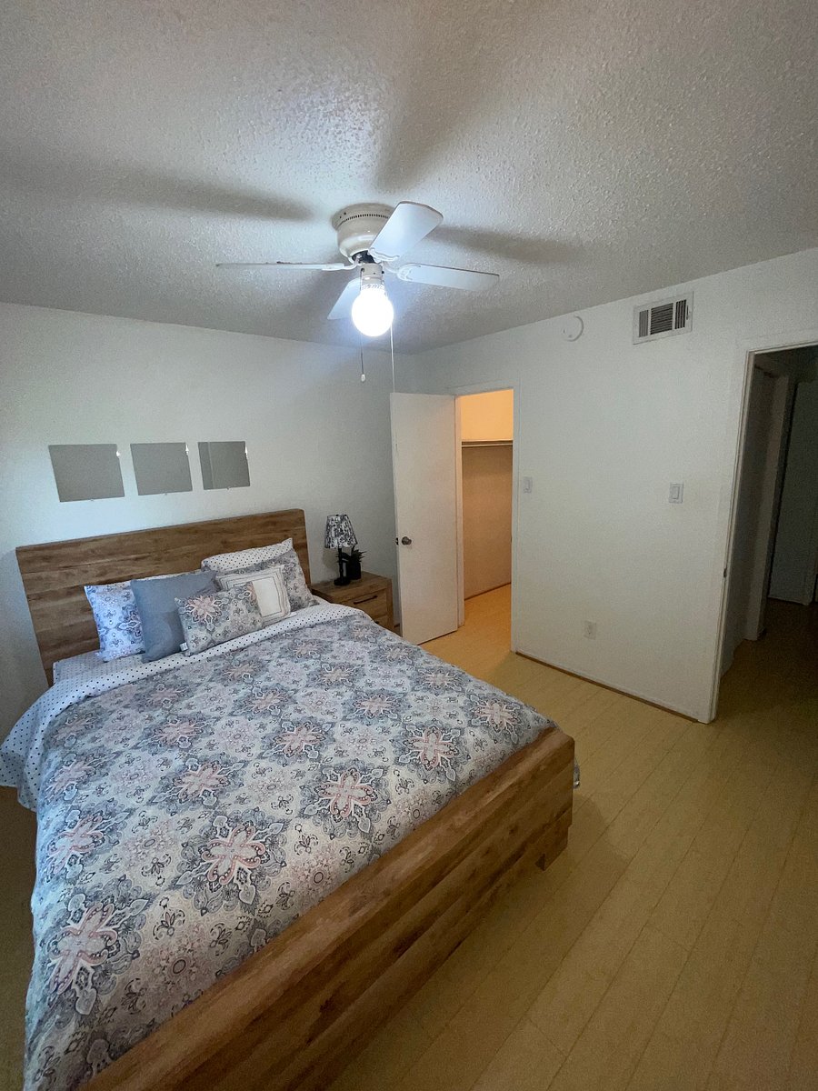 Includes walk in closet.
