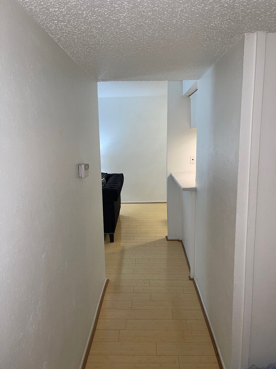 Hallway to living room