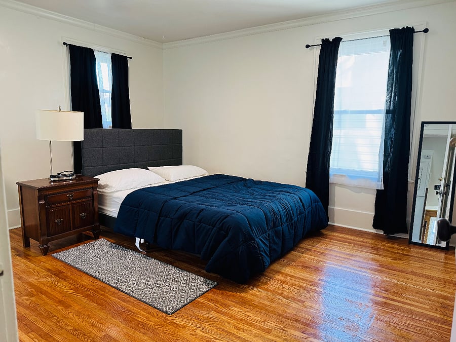 Bedroom 1 with porch attached