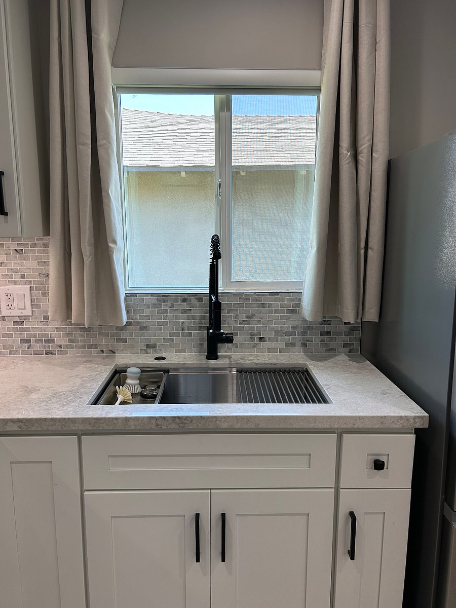 Farm style stainless steel sink
