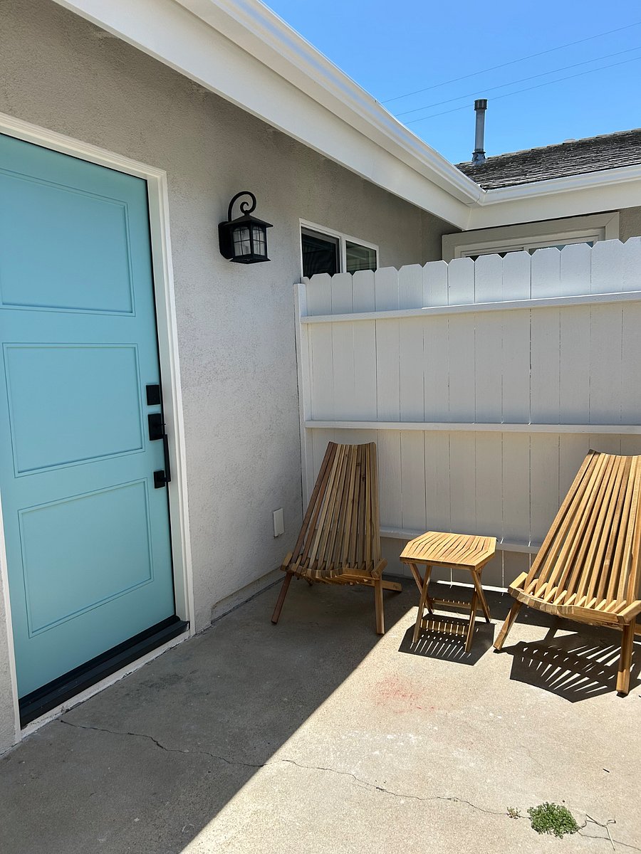 Front door and patio