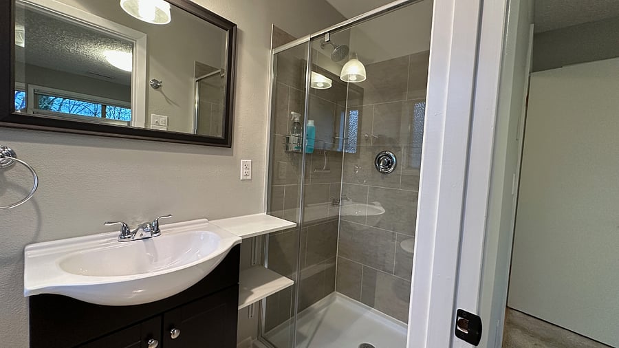 King Bedroom - Private Bath with Shower