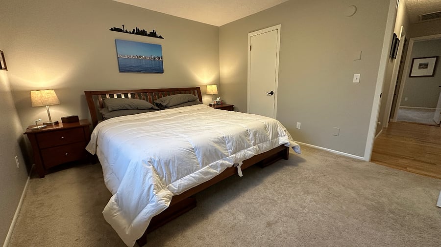King Bedroom - Private Bath with Shower