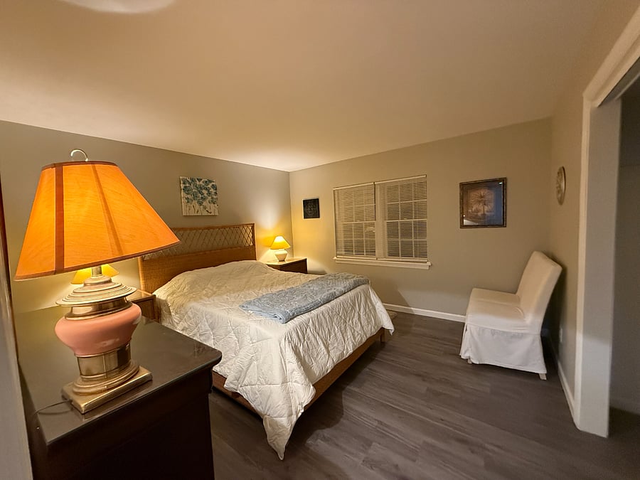 Master bedroom has space and furnishings ready to go!