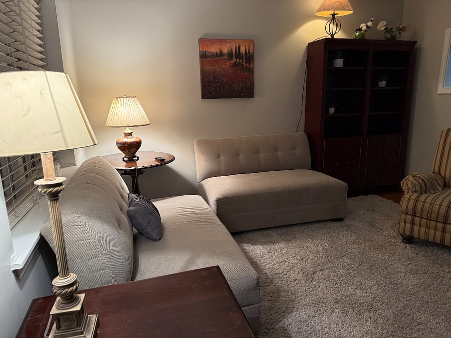 2 Loveseats give plenty of seating options in the living area.