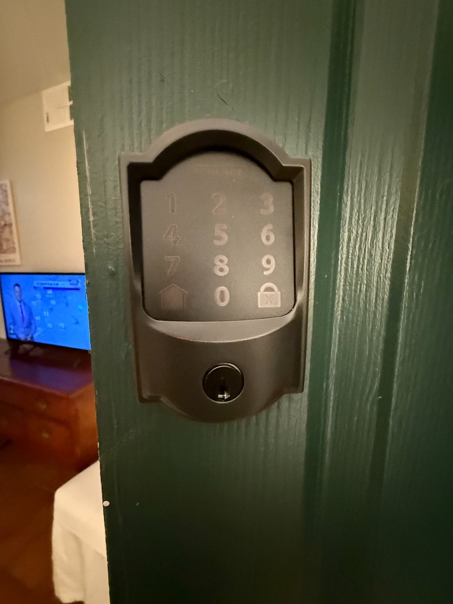 Smart lock makes it easy to come and go without having to fumble for keys!
