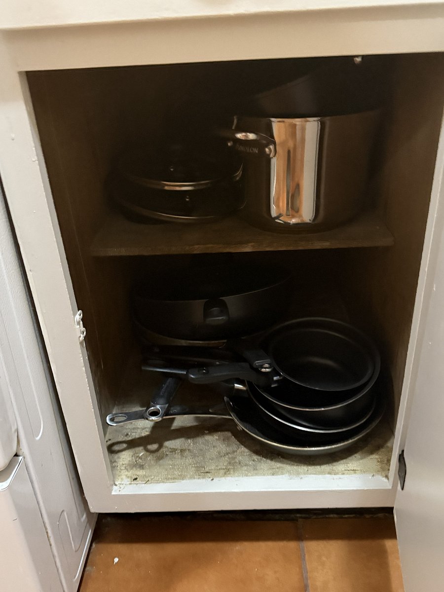 Pots, pans, and all the accessories needed to make a delicious meal!