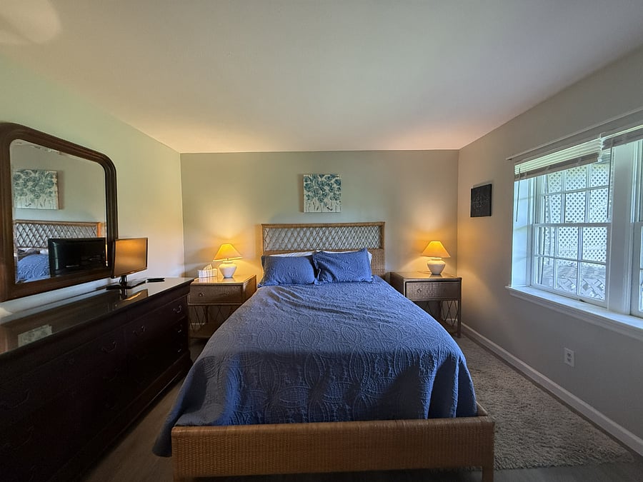 Comfy queen bed and spacious separate bedroom!