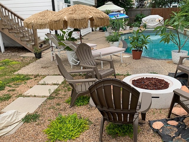 gas firepit - easy to use