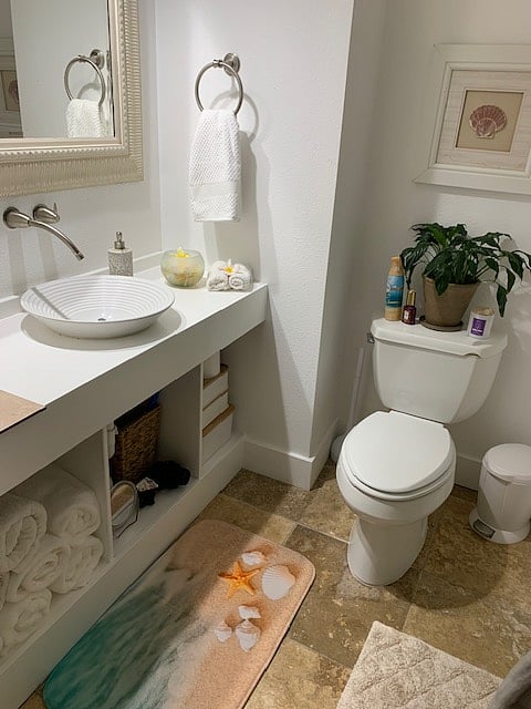 downstairs bathroom/shower