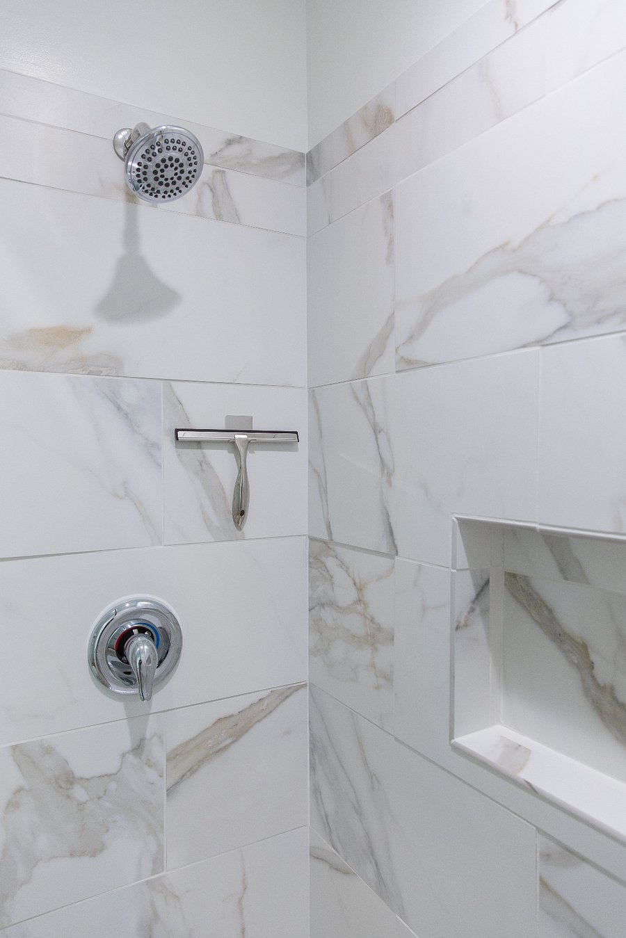 New shower.