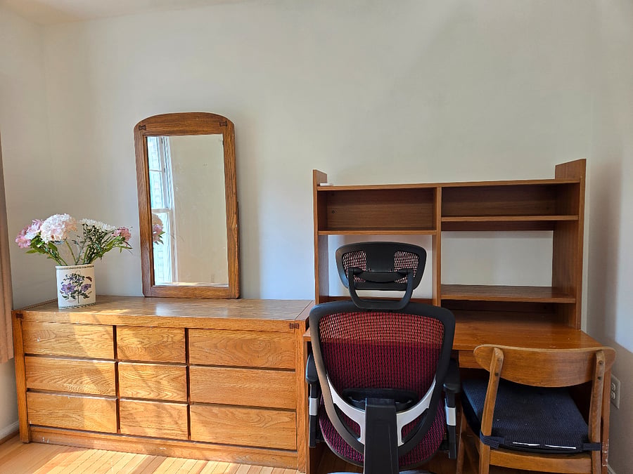 chest drawer and desk