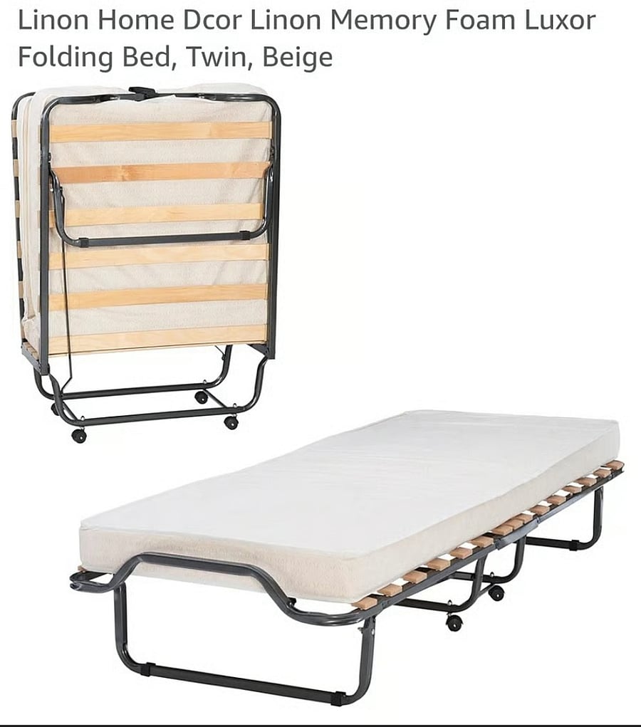 Portable bed for guest