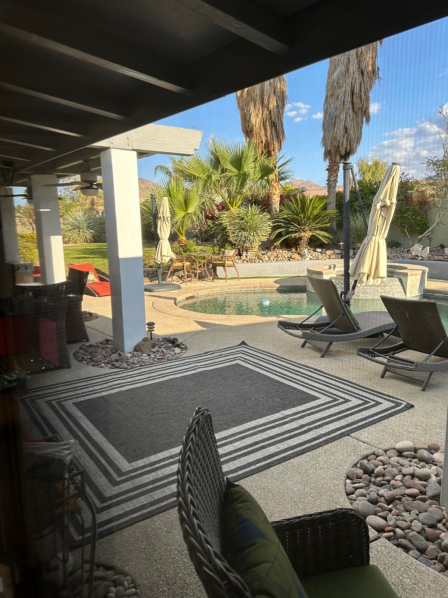 Open living great room concept for indoor and outdoor living and entertainment. This home is three bedroom two bath home. Separate and private yard including pool and spa and outdoor tv with Sonos surround.