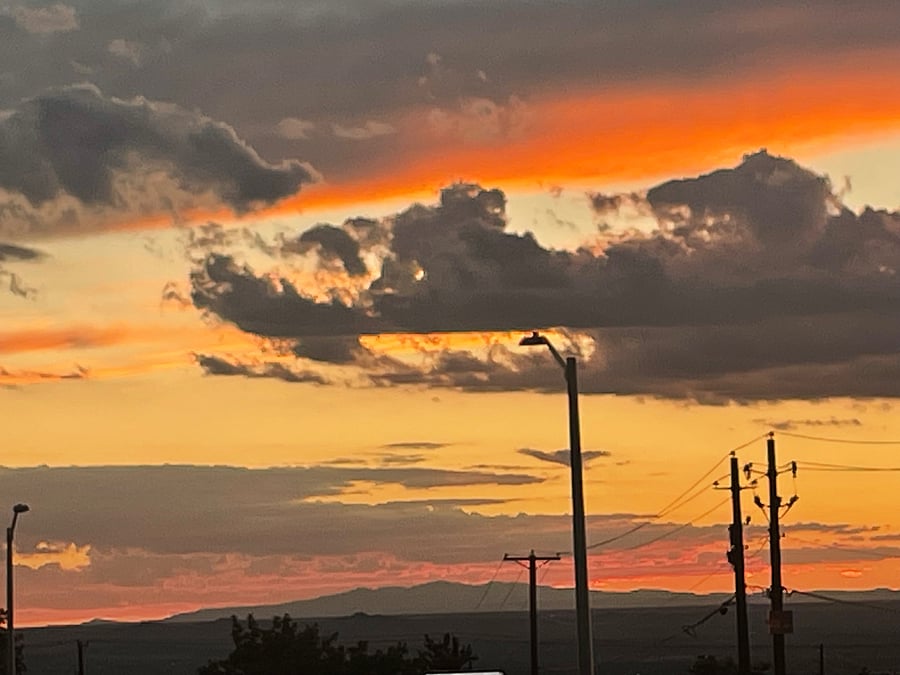 View from back patio!