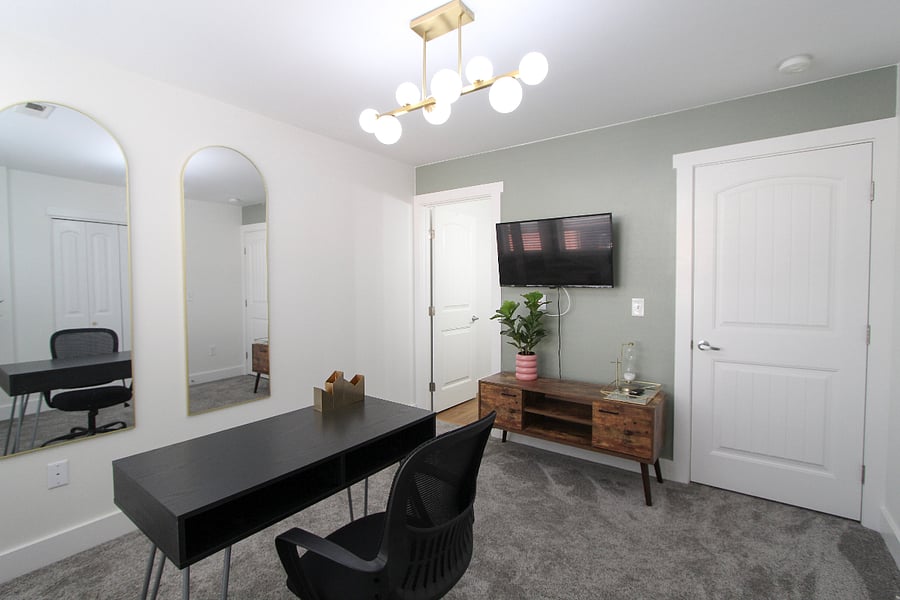 Second bedroom/office (upstairs)