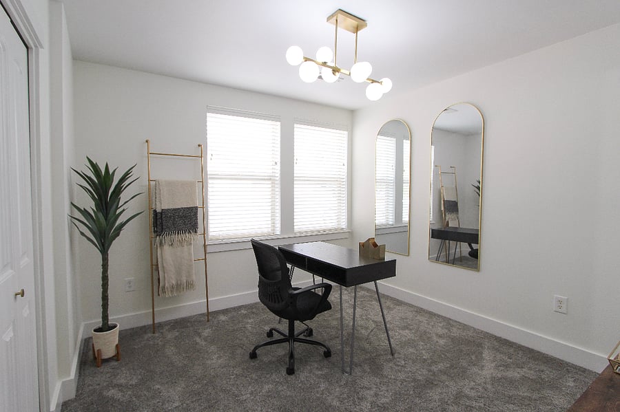 Second bedroom/office (upstairs)