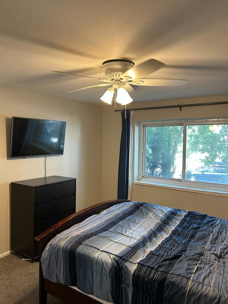 Bedroom 1 with TV