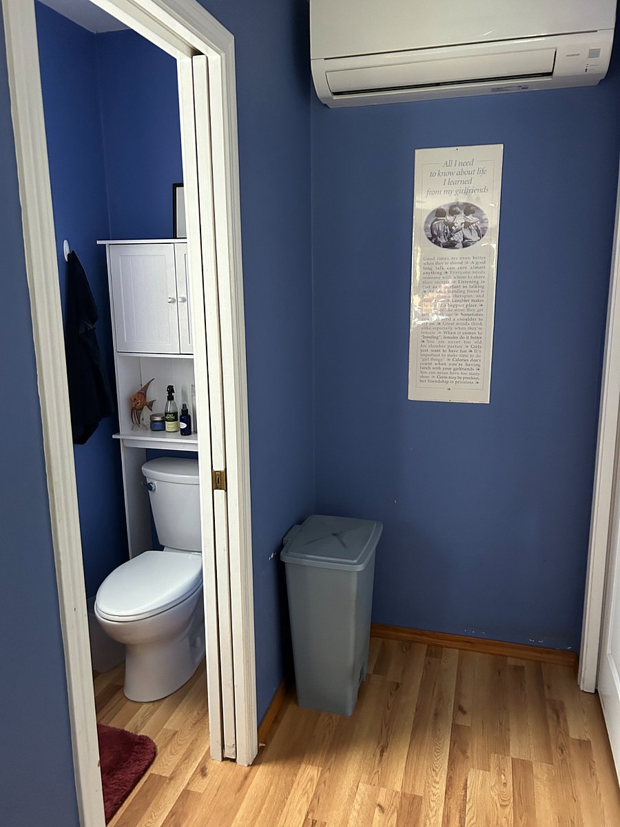 Half-bath near kitchen