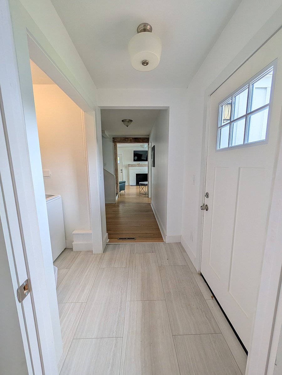 Hall looking from the master bedroom