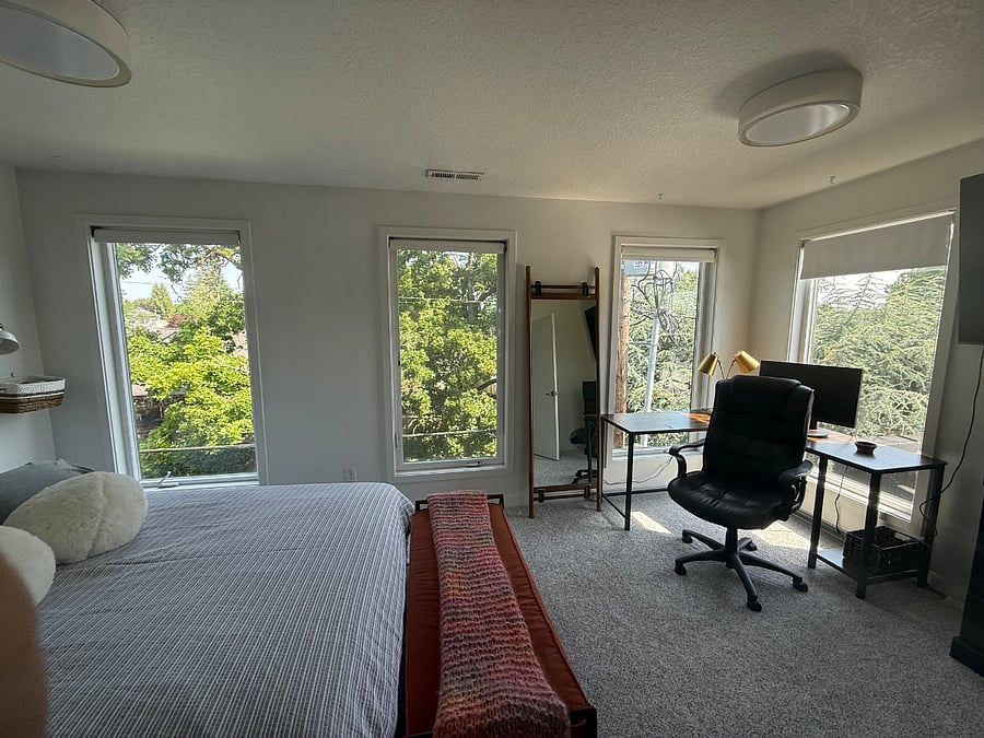 Suite #2 (top floor) + dedicated WFH desk & monitor