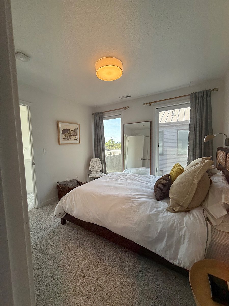 Suite #1 (top floor) with blackout shades