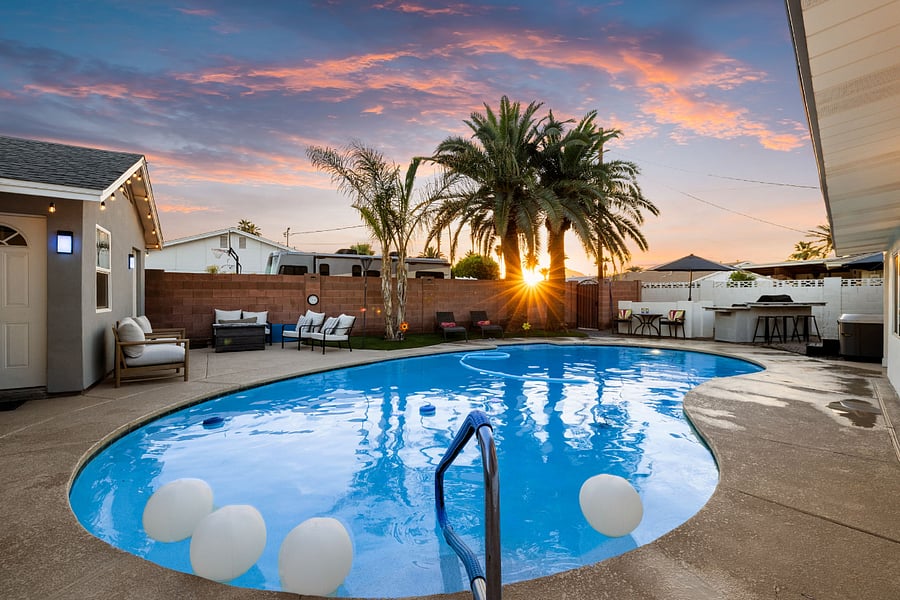 Desert sun, palm trees, and your own private poolScottsdale relaxation starts here.