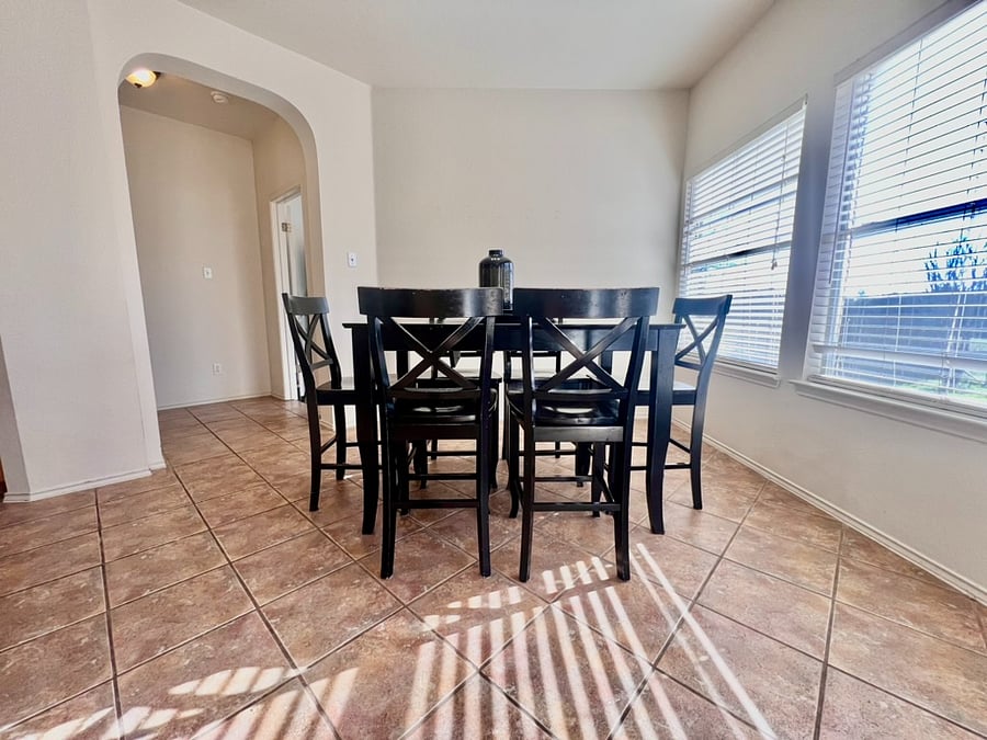 4 or 8 seat dining perfect for game night or puzzles as well