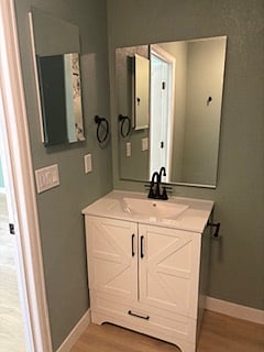 Lower level private bathroom