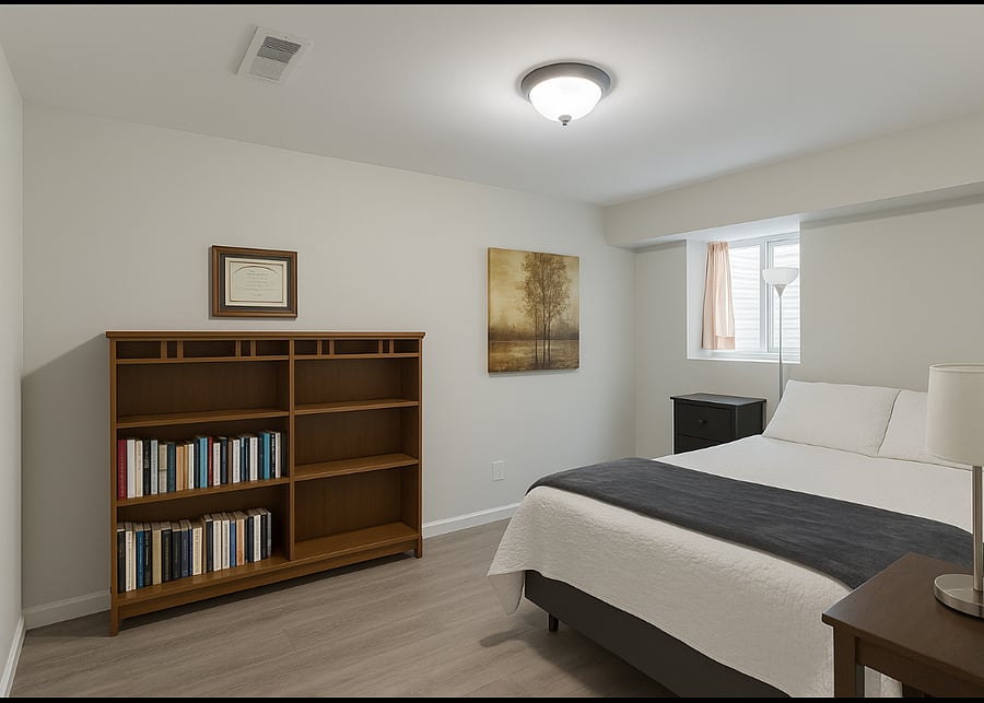 Spacious light filled Bedroom