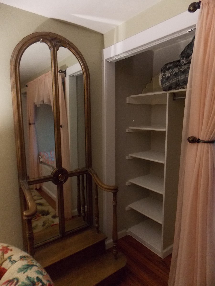 Bedroom No. 2 - closet and storage - on both side of a window