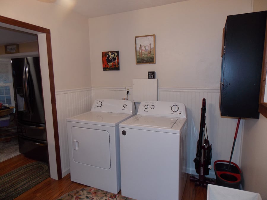 Laundry room off of kitchen