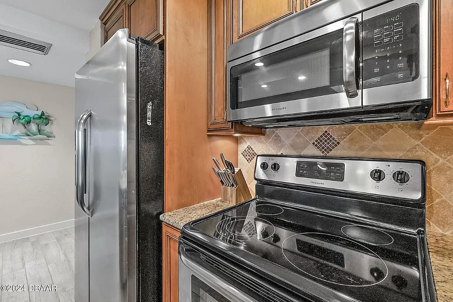 Appliances in the kitchen