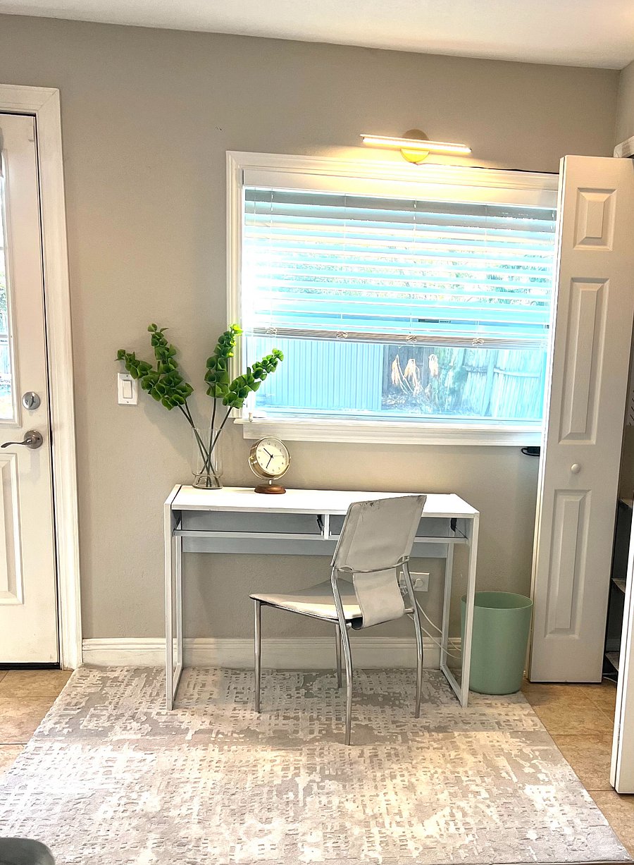 Second Desk in the Kitchenette Nook Space