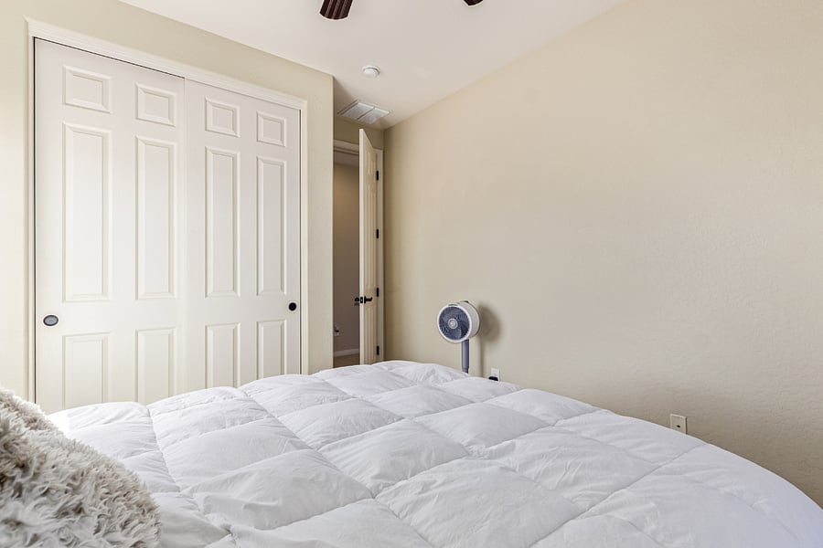 Third Bedroom with luxury Queen mattress and Fire TV