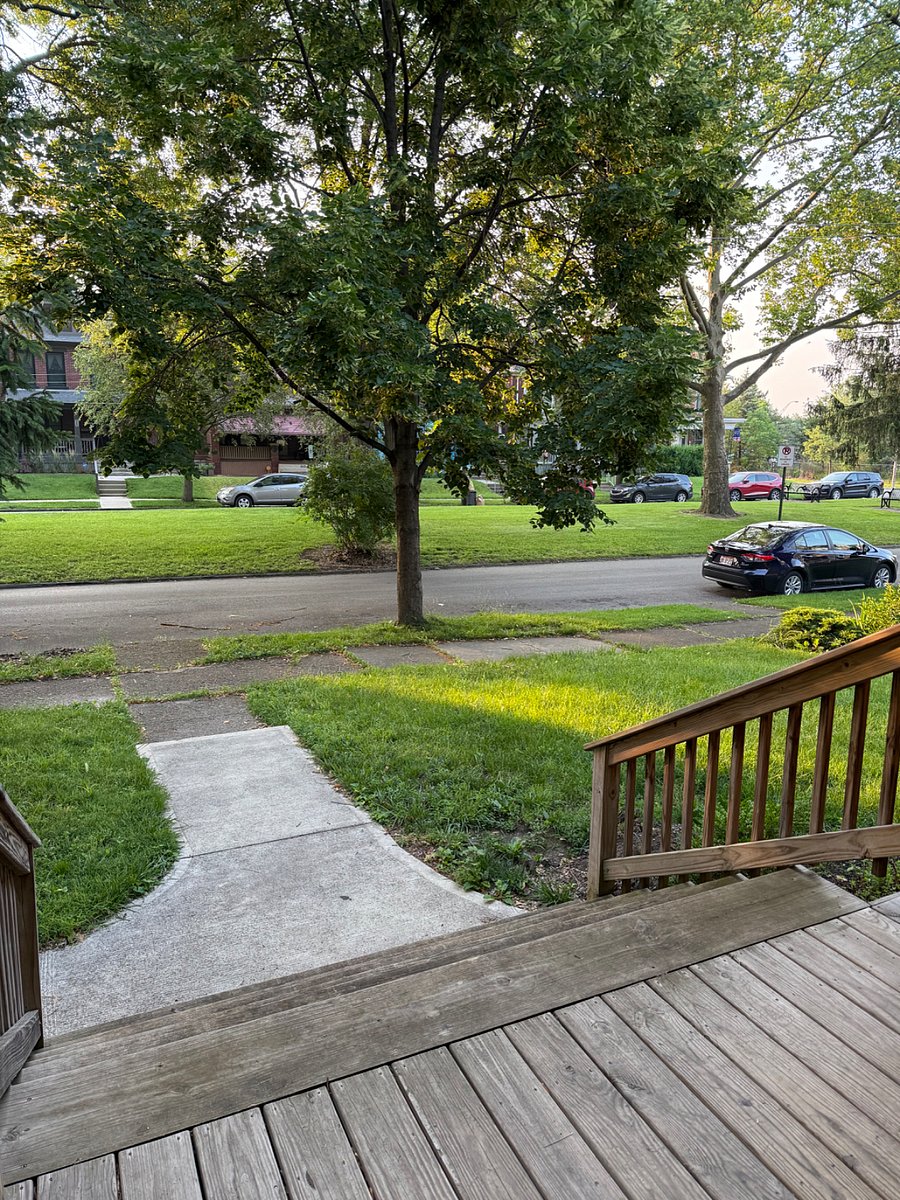 Street parking in front of the house