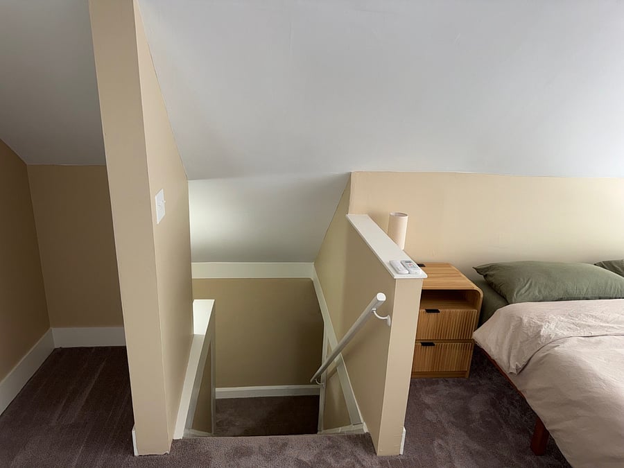 Stairs to the second floor