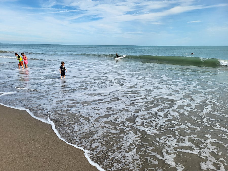 kids fun in the water